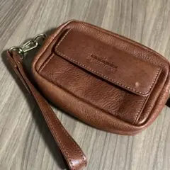 メンズ　LUGGAGE AOKI NEVADA レザー ボディバッグ