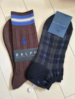 RALPH LAUREN ソックス 2足セット