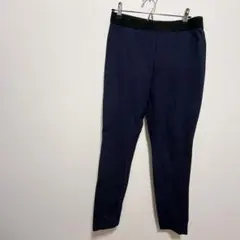 TALBOTS ネイビー スリムフィット カジュアルパンツ アンクルパンツ