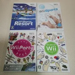 wii ソフト　まとめ売り　4枚セット ①