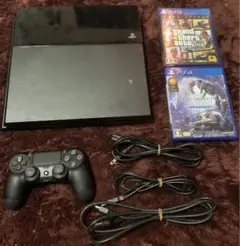 ジャンク！PlayStation 4 本体 + GTA V + モンハンIB