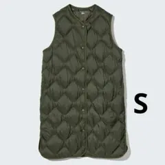 未使用　ユニクロウルトラライトダウン　ロングベスト　S