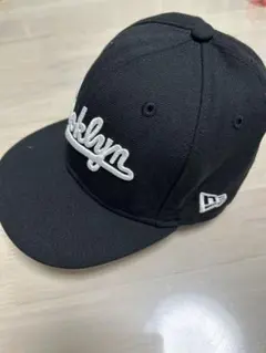 ニューエラNEWERA Brooklyn刺繍キャップ 黒