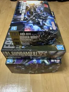 ガンプラ 3種セット MGSD クシャトリヤ MG F91 HG ドーベンウルフ