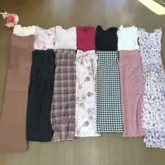 M61 レディース服 コーデ まとめ売り かわいい フェミニン♡ピンク系