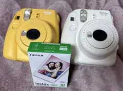 FUJIFILM instax mini 8+ 本体　イエロー＆ホワイト