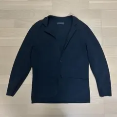 【美品】ユニクロ ストレッチミラノリブジャケット ブラックS