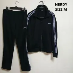 NERDY ジャージ セットアップ ブラック Mのサムネイル