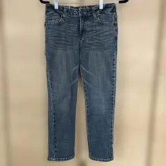 最終CECIL McBEE スキニーデニム ダークブルー　銀パッチ