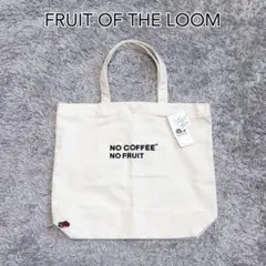 未使用 フルーツオブザルーム × NO COFFEE コラボ ロゴ トートバッグ