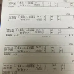 最新版 小2 全教材 浜学園 最高レベル特訓 小２ 計算ドリル テキスト テスト 書き込みなし】浜学園 小2 算数最高レベル特訓 計算ドリル3冊 灘