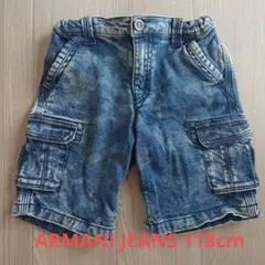 ARMANI KIDS JEANS デニムハーフパンツ 6A 118cm