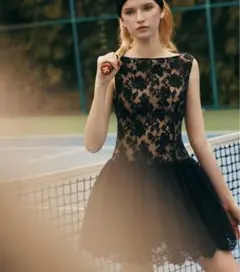 5000円値下げHUONG BOUTIQUE レースノースリーブAラインドレス