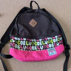 CO&LU リュック バックパック ピンク ブラックのサムネイル