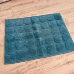 バスマット ブルー ドット柄のサムネイル
