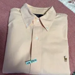Polo by Ralph Lauren ピンク長袖シャツ L