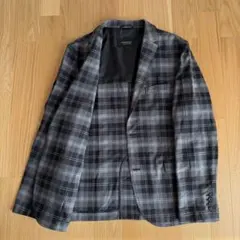 BURBERRY BLACK LABEL チェックテーラードジャケットLL