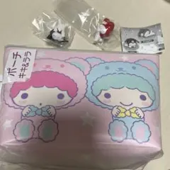 断捨離中サンリオあたりくじキキララポーチ　おねんねフィギュアクロミ&マイメロ