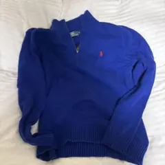 新品未使用タグ付き　ポロラルフローレン　コットンハーフジップセーター　LL POLO RALPH LAUREN（ポロ ラルフ ローレン）の「コットン ハーフ