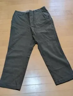 HAVERSACK ハバーサック ワークパンツ オリーブ L W78 日本製のサムネイル