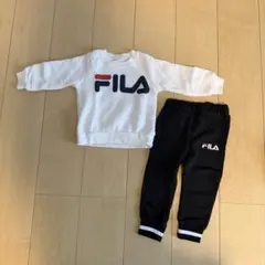 FILA 裏起毛トレーナー・パンツセット 90サイズ
