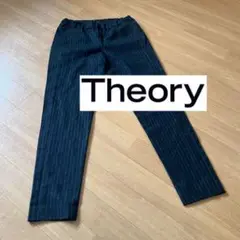 セオリー　羊毛カシミヤストレッチテーパードパンツ　ウエストゴム