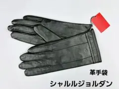 【特価！新品】シャルルジョルダンCHARLES JOURDAN　革手袋 黒