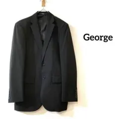 George. テーラードジャケット 羽織り　メンズ　ブラック　M