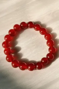 高品質 レッドアゲート ブレスレット 10.0mm