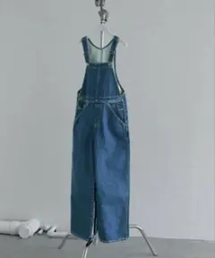 タグ付未使用❗️anuke デニム　オーバーオール 36 インディゴ　アンヌーク 中古・古着通販】anuke (アンヌーク) デニムオーバーオール