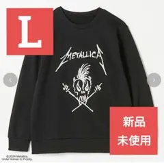 アベイル メタリカ スカルロゴ ロンT ルームウェア Lサイズ 新品