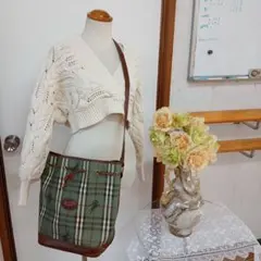 Burberrys チェック柄 ショルダーバッグシャドウホース巾着　美品