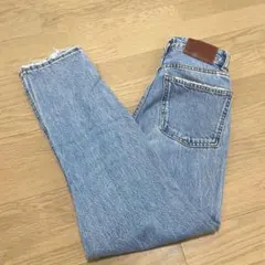 ライトブルー ハイウエスト デニム