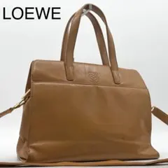 LOEWE ロエベ アナグラム ロゴ ツートン ショルダー ハンドバッグ 