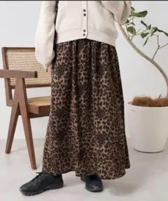 freaks store レオパードボリュームスカート フリーサイズ ヒョウ柄