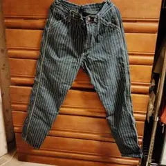 Lee ストライプ ワイドフィット デニムパンツ