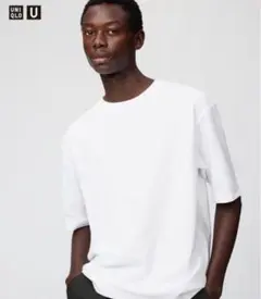 【Uniqlo U】エアリズムコットンオーバーサイズTシャツ Lサイズのサムネイル