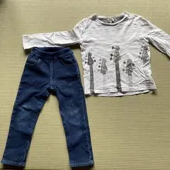 Paul Smith JUNIORの長袖Tシャツとマーキーズのデニムセット 5A