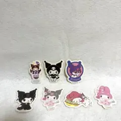 マイメロ&クロミちゃん ステッカー7枚セット