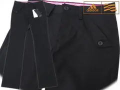 新品● アディダスゴルフ ●レディース　ストレッチ ロングパンツ　ブラック/M