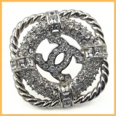 CHANEL ココマーク パール ストーン ブローチ シルバー - メルカリ