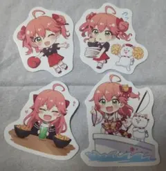 スシローさくらみこコラボ ピッグ4枚セット