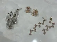 即購入　lattice OK エレガントなピアスセット　3つ　まとめ売り