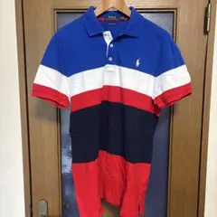 Polo Ralph Lauren ボーダー ポロシャツ ビックポニー swag - メルカリ