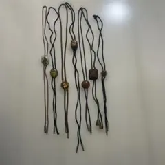 ビーズデザイン ループタイ 7本セット