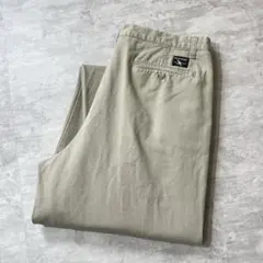 90s Wrangler 2タック ワイド チノパン ベージュ W32 L30 - メルカリ