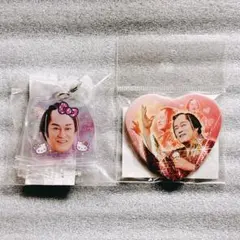 ハローキティ マツケン コラボガチャポンキーホルダー