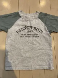 mamaraku 袖配色Tシャツ 100サイズ バースデイ