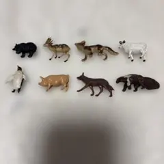 ミニフィギュア　動物　8点