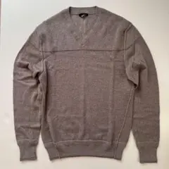 【美品】301　TRECHENTOUNO Vネック ウールニット メンズ　M